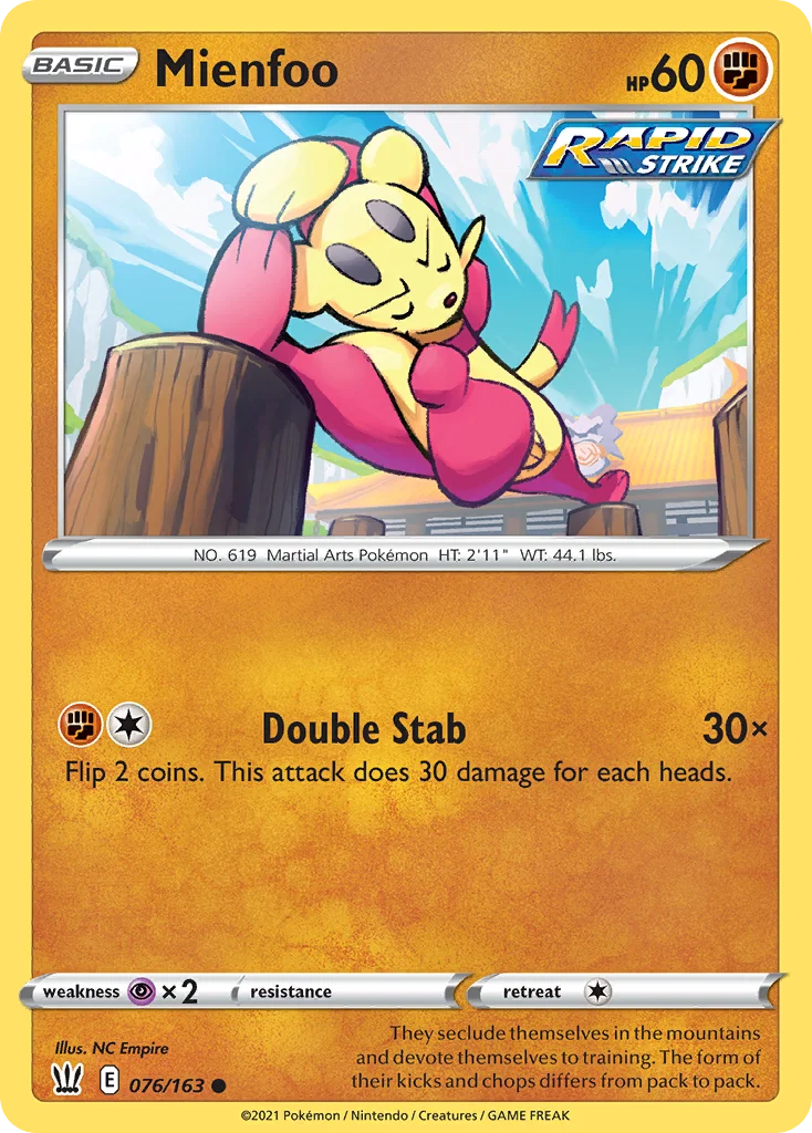 Mienfoo · Battle Styles
