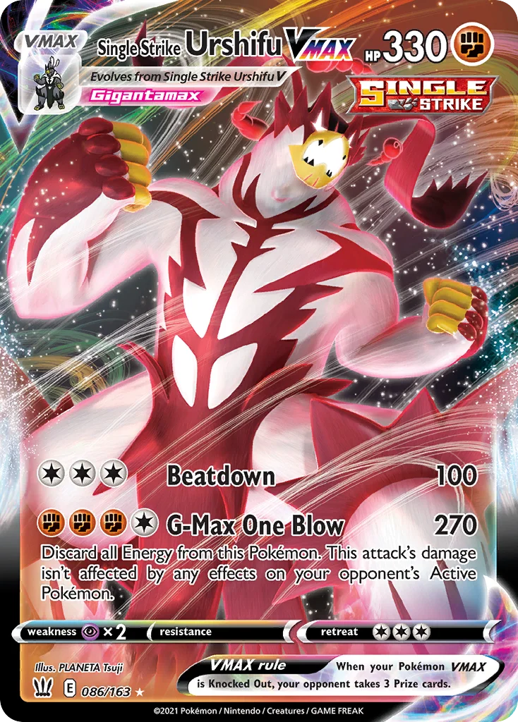 Single Strike Urshifu VMAX · Battle Styles