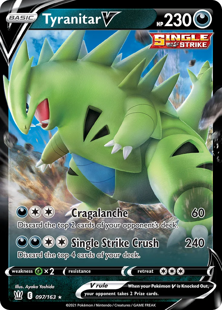 Tyranitar V · Estilos de Batalha