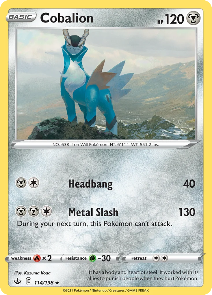 Cobalion · Chilling Reign