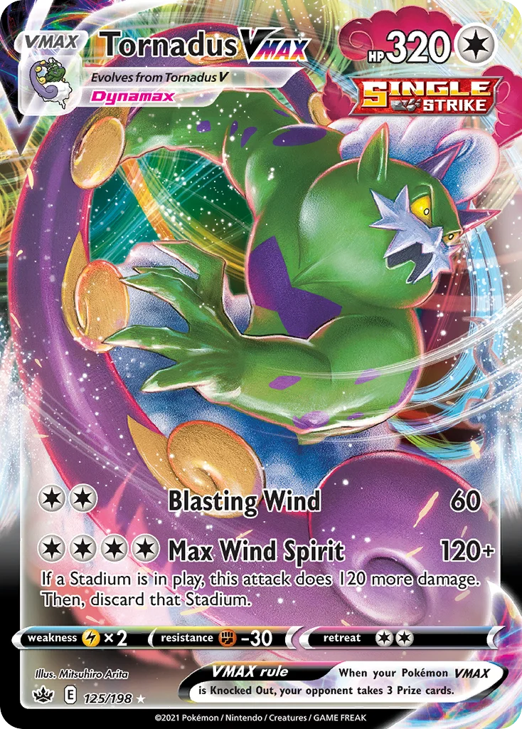 Tornadus VMAX · Reinado Arrepiante