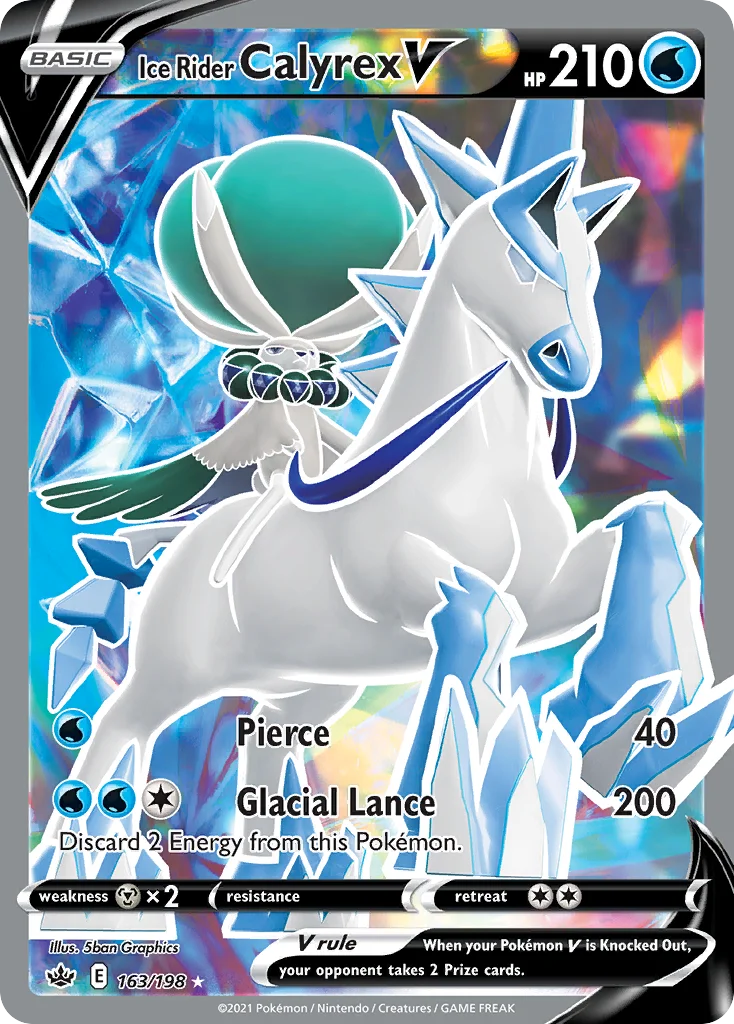 Ice Rider Calyrex V · Chilling Reign