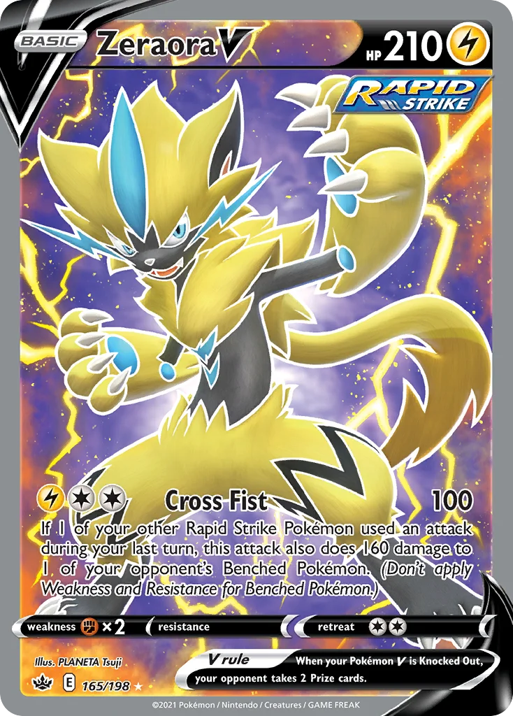 Zeraora V · Reinado Arrepiante