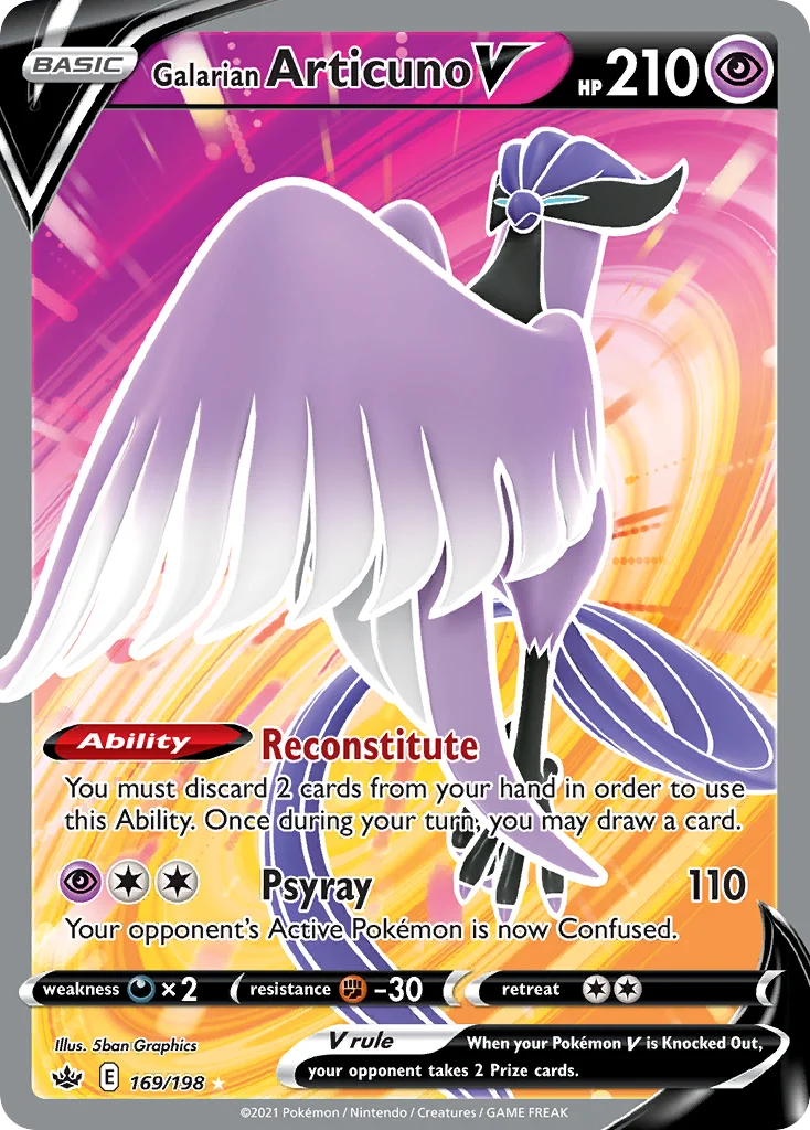 Galarian Articuno V · Chilling Reign