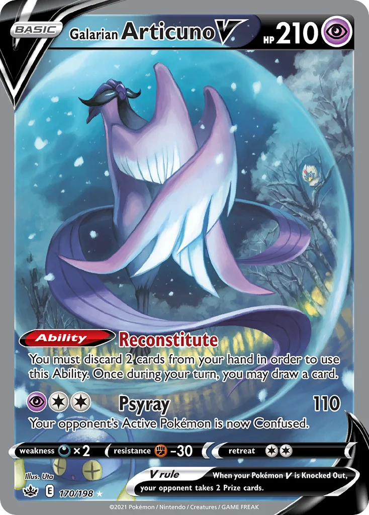 Galarian Articuno V · Chilling Reign