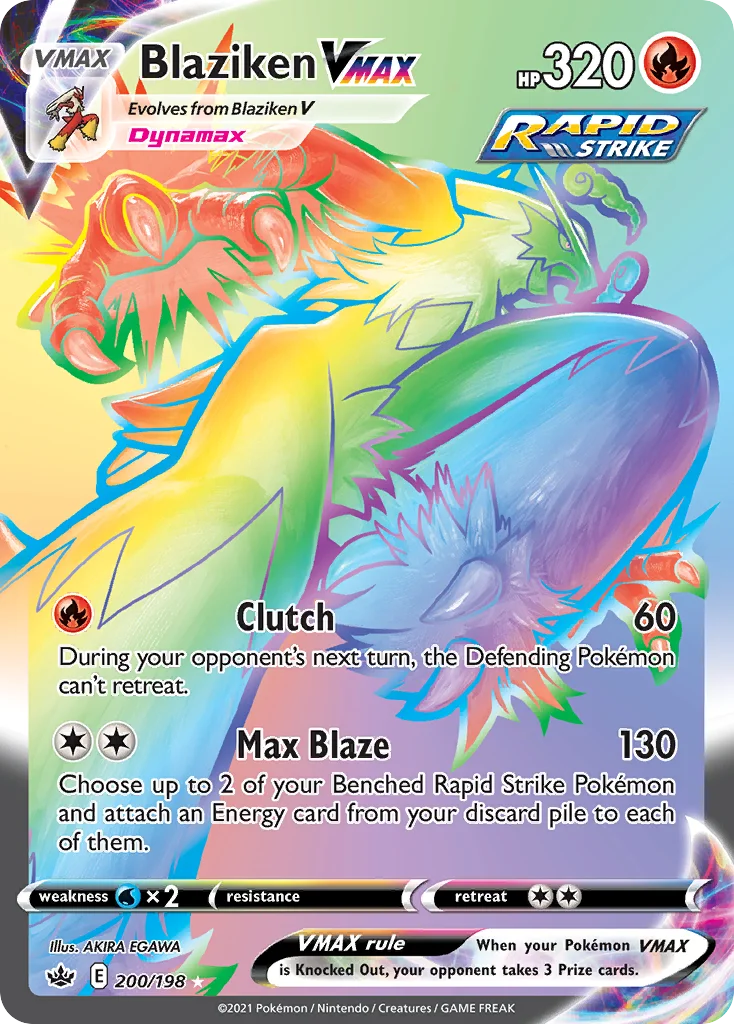 Blaziken VMAX · Chilling Reign
