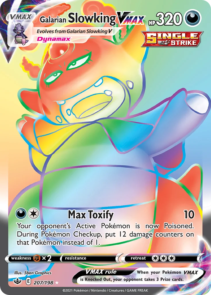 Galarian Slowking VMAX · Chilling Reign