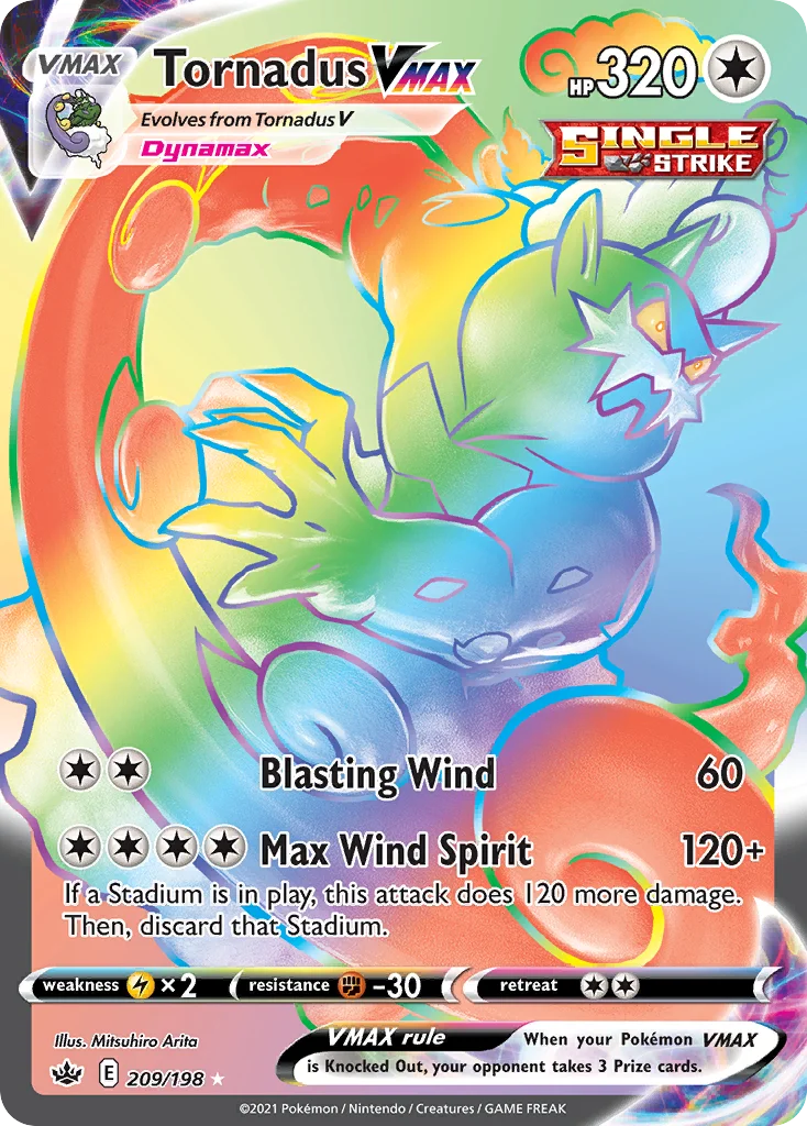 Tornadus VMAX · Chilling Reign