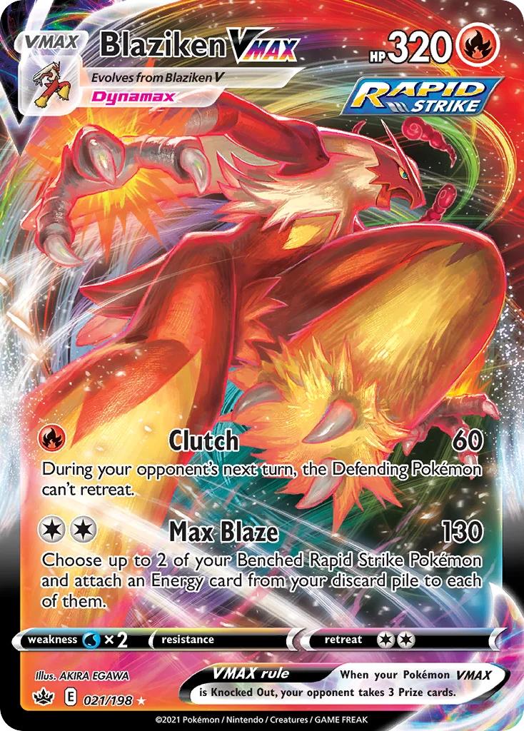 Blaziken VMAX · Chilling Reign