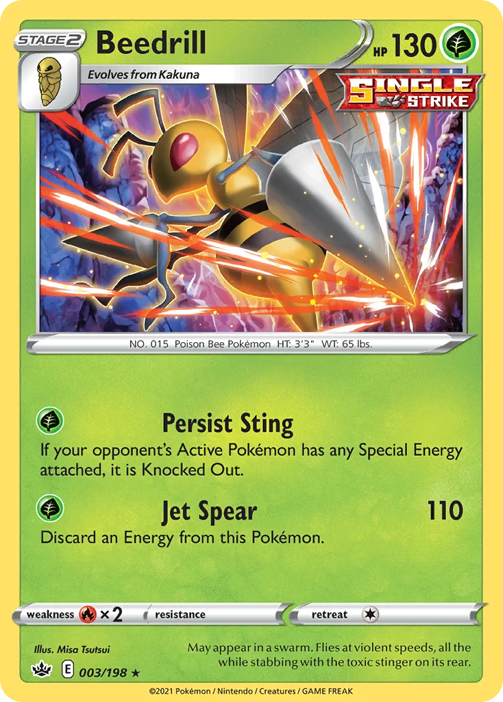Beedrill · Chilling Reign