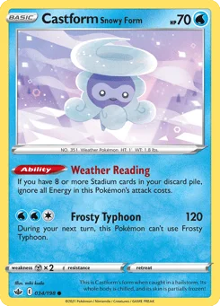 Castform Forma Nevada