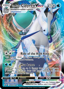 Calyrex Cavaleiro Glacial VMAX