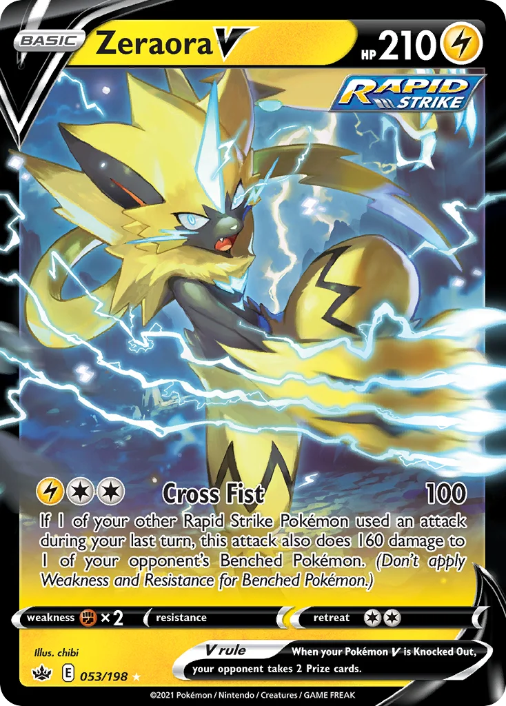 Zeraora V · Chilling Reign