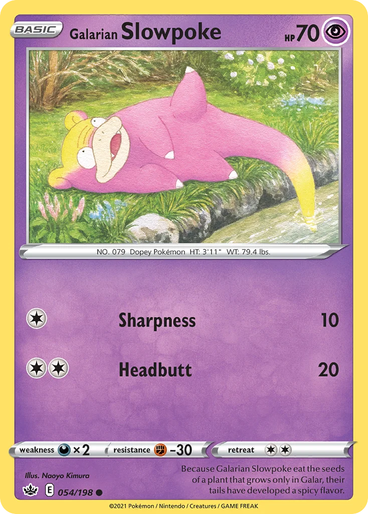 Slowpoke de Galar · Reinado Arrepiante