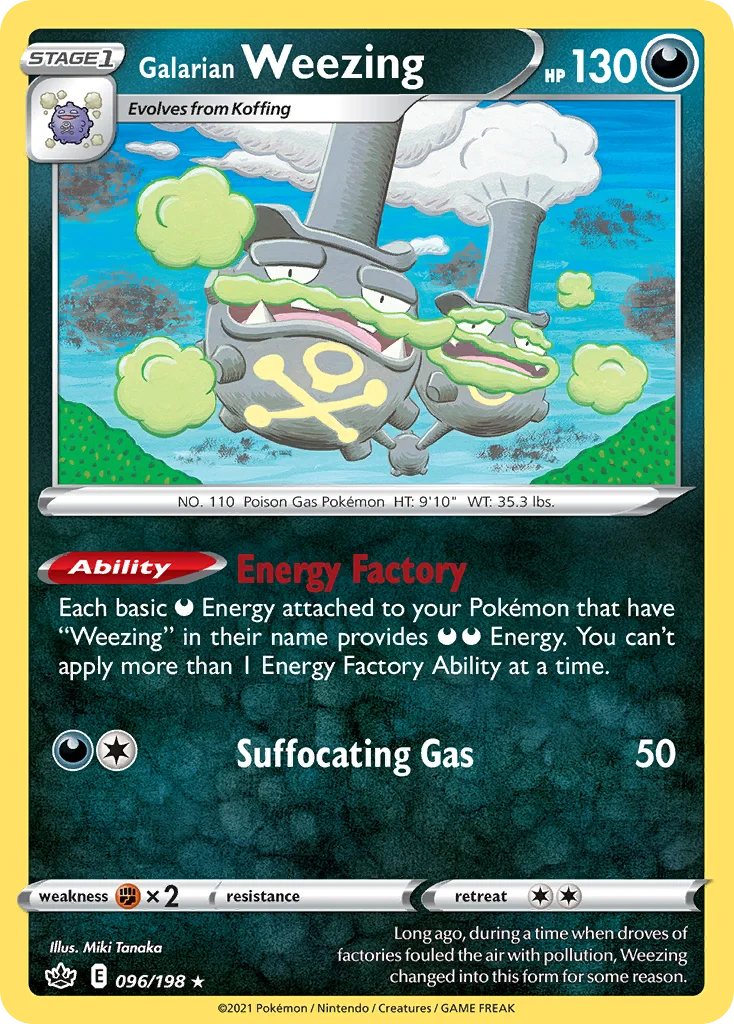 Galarian Weezing · Chilling Reign