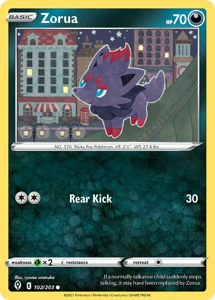 Zorua · Céus em Evolução