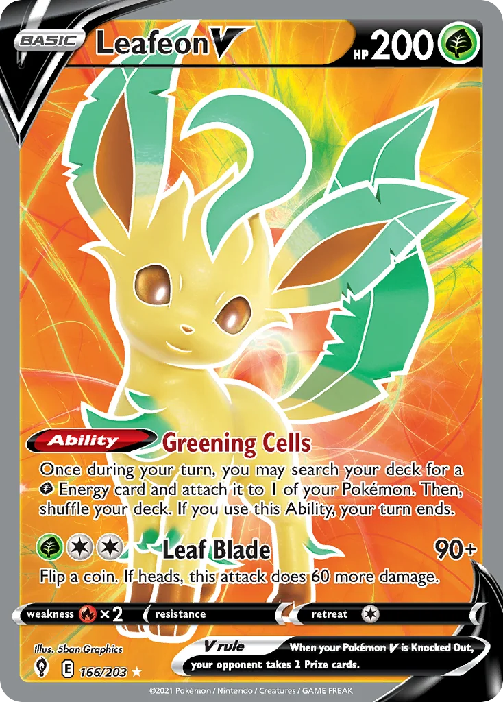 Leafeon V · Evolving Skies