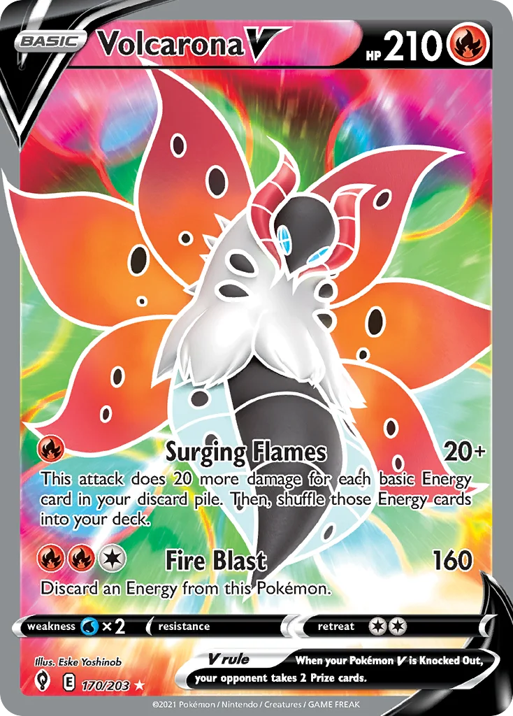 Volcarona V · Evolving Skies
