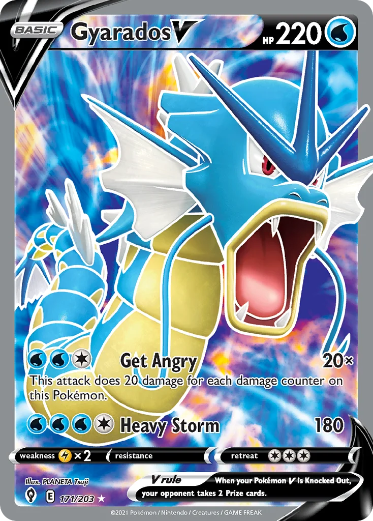 Gyarados V · Evolving Skies