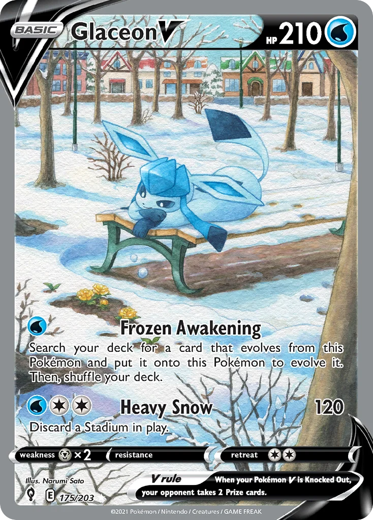 Glaceon V · Evolving Skies