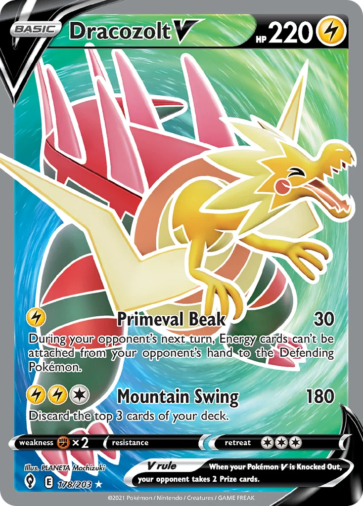 Dracozolt V · Evolving Skies