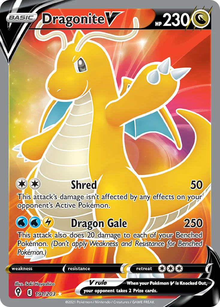 Dragonite V · Céus em Evolução