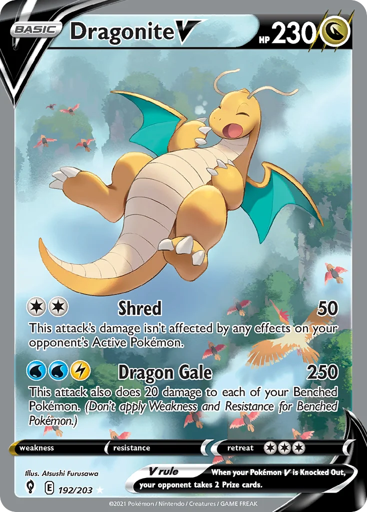 Dragonite V · Evolving Skies