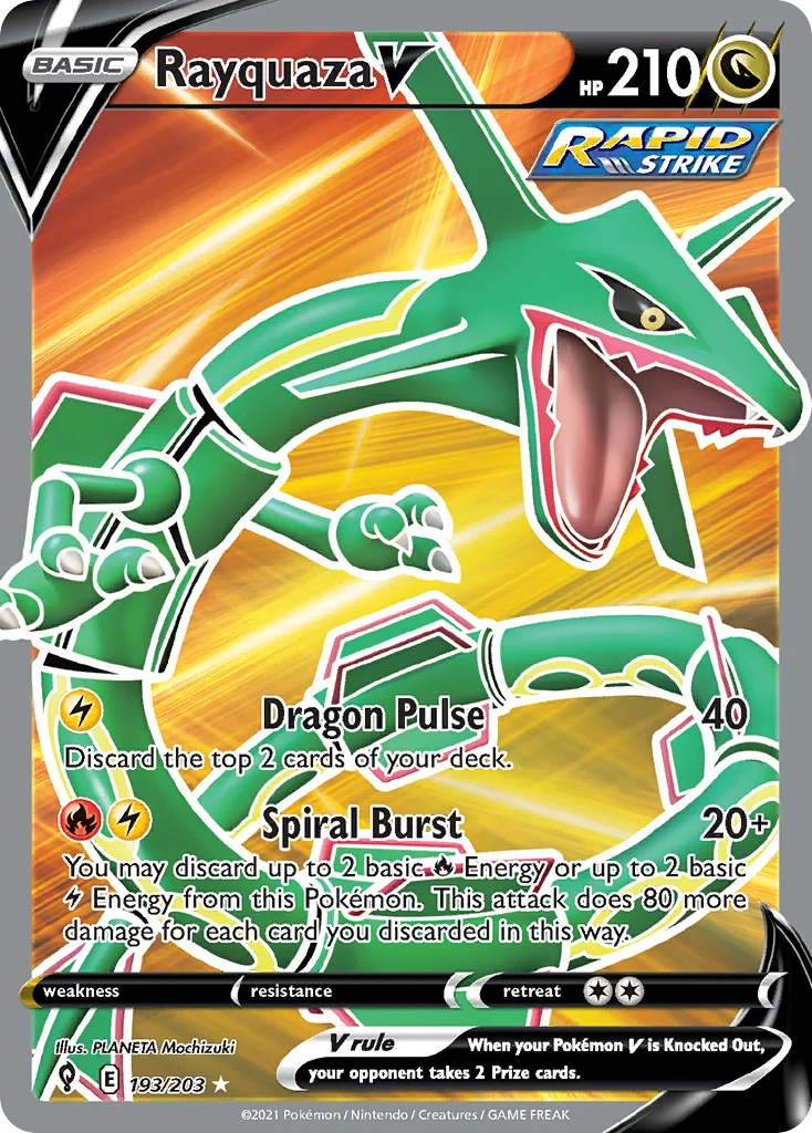Rayquaza V · Evolving Skies