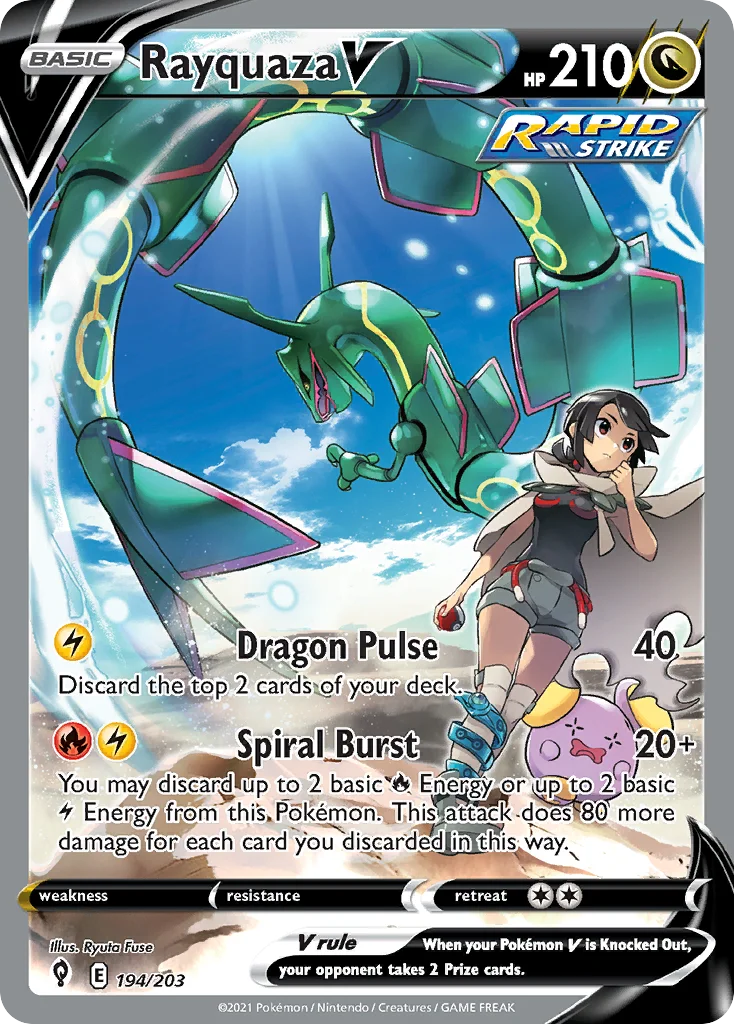 Rayquaza V · Evolving Skies