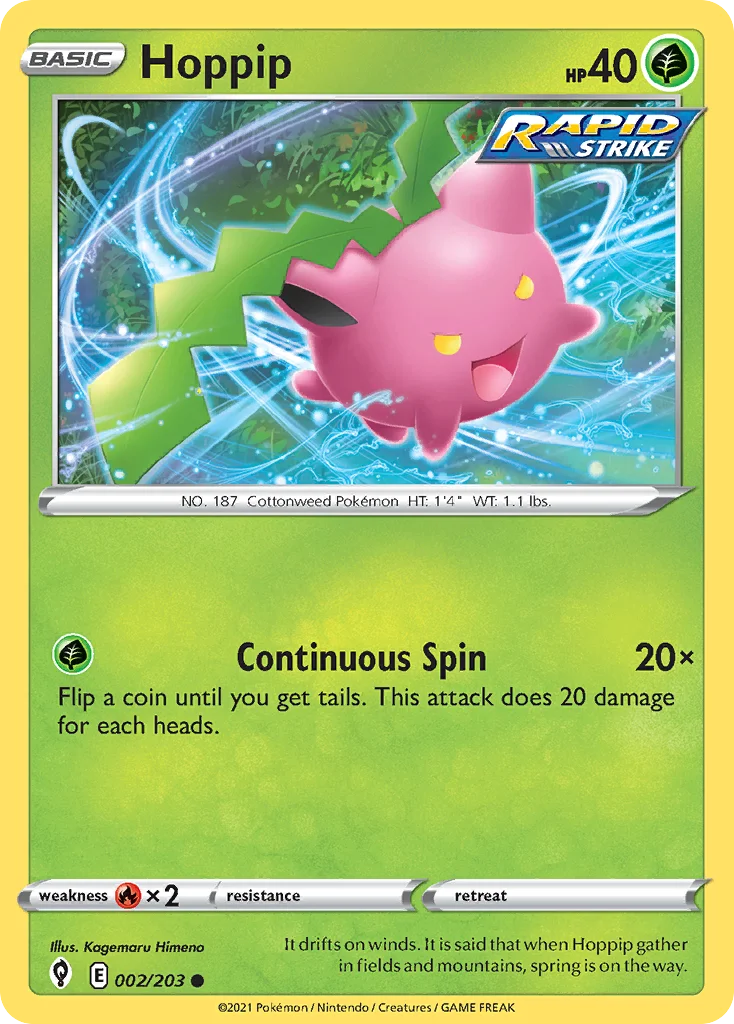 Hoppip · Céus em Evolução