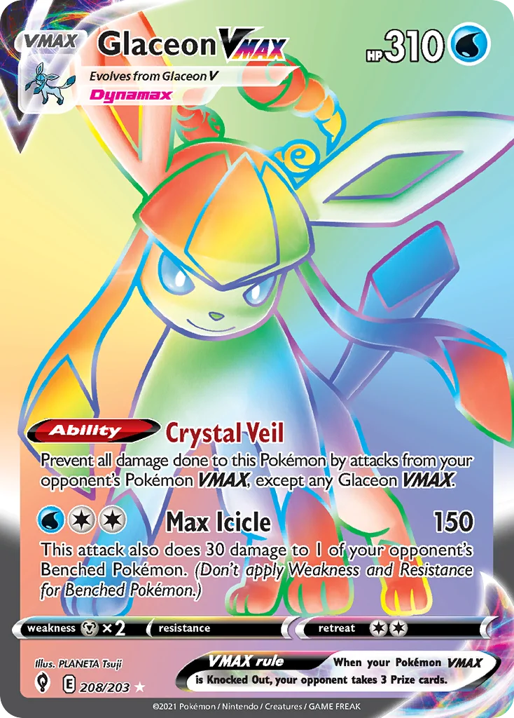 Glaceon VMAX · Evolving Skies