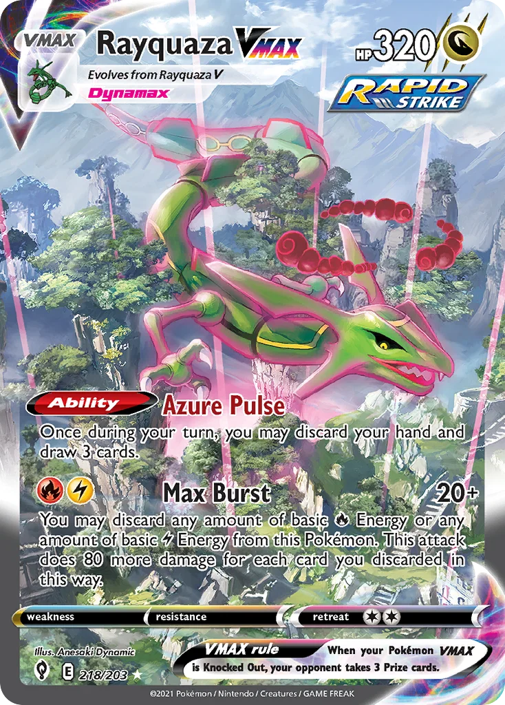 Rayquaza VMAX · Evolving Skies