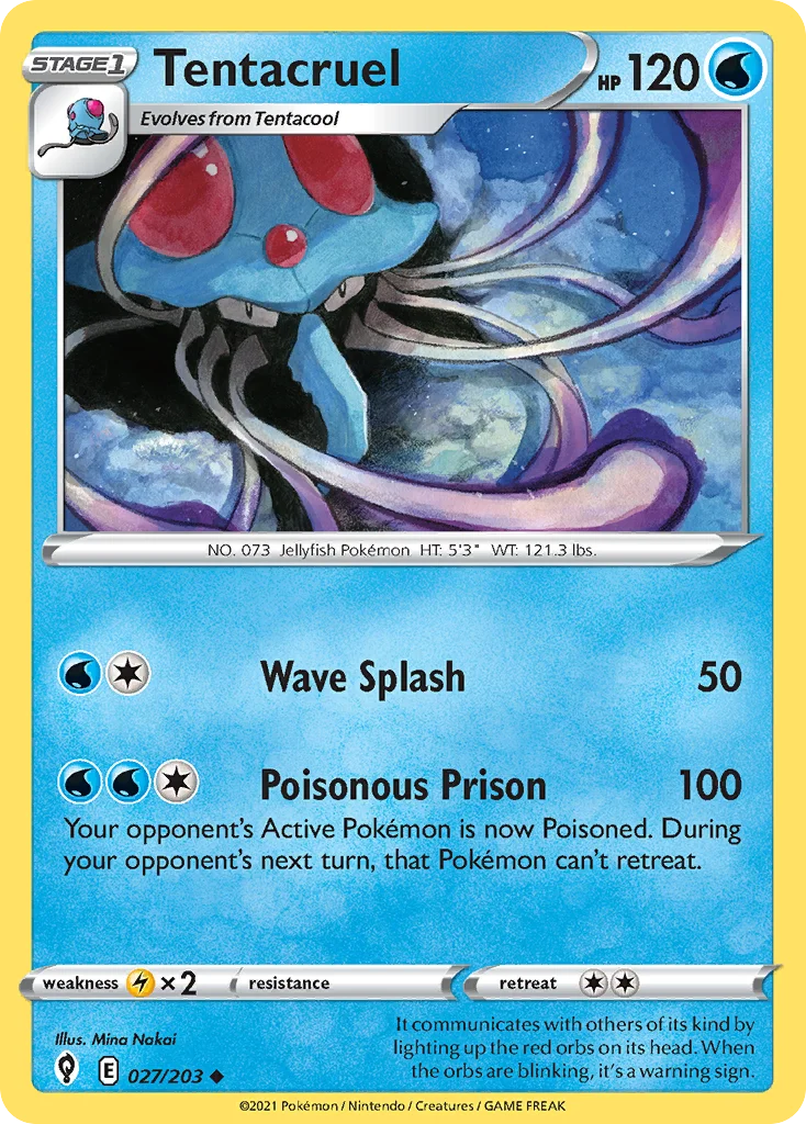 Tentacruel · Céus em Evolução
