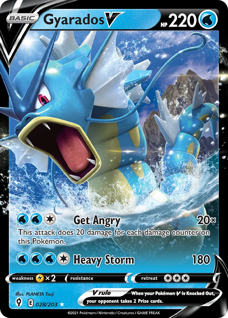 Gyarados V · Evolving Skies