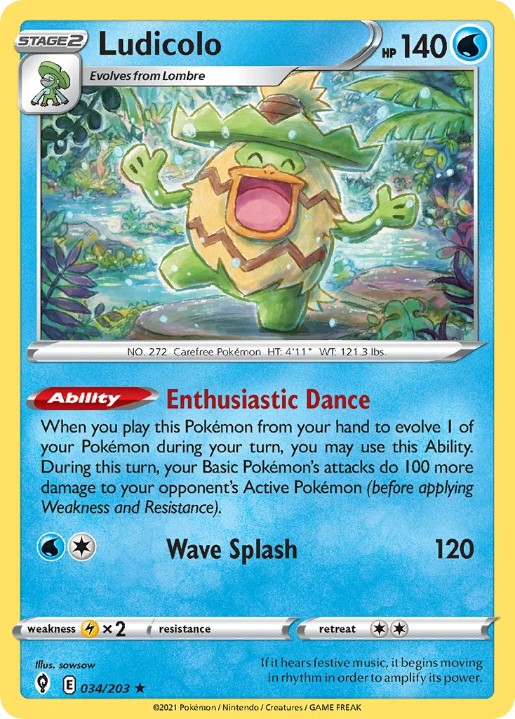 Ludicolo · Evolving Skies