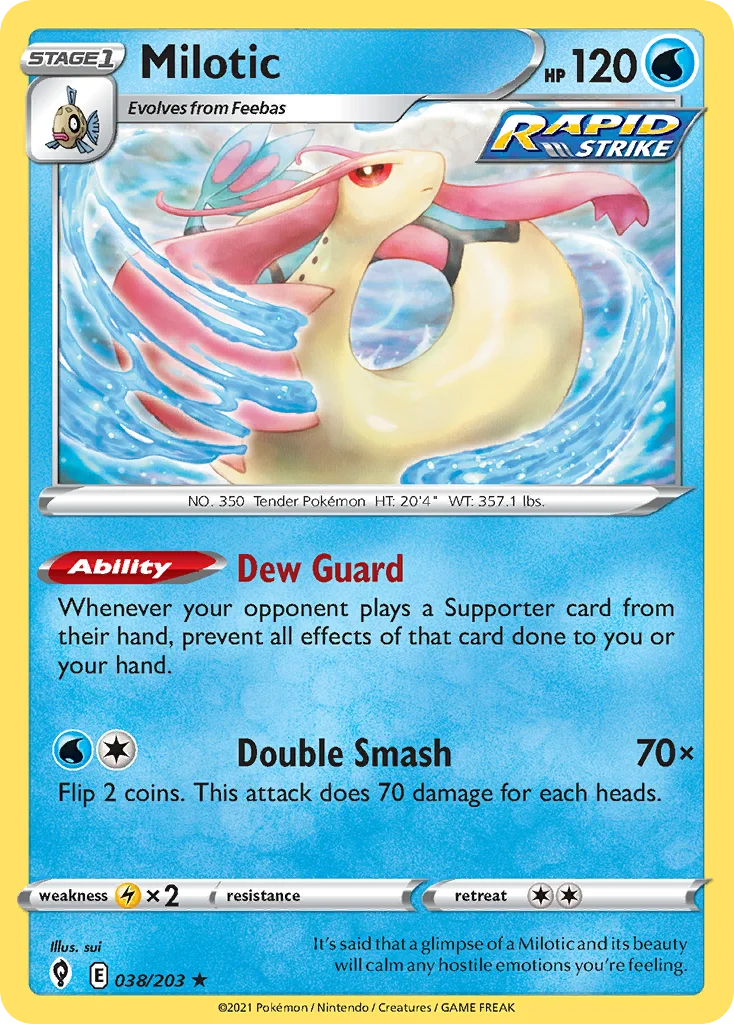 Milotic · Céus em Evolução