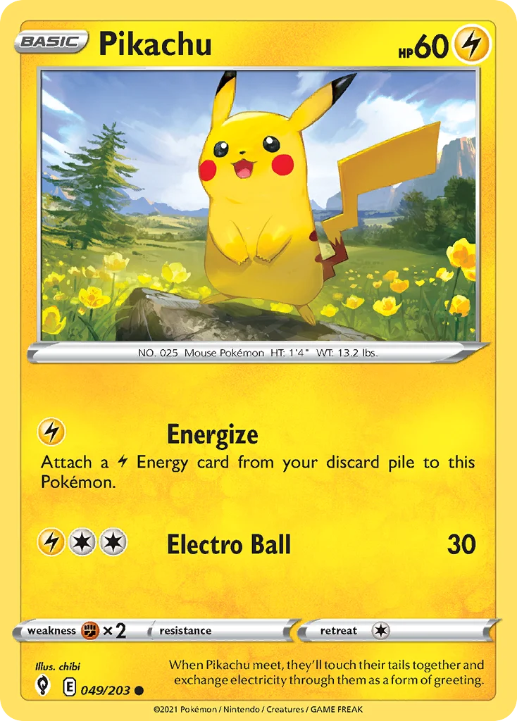Pikachu · Evolving Skies