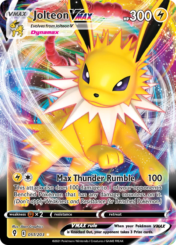 Jolteon VMAX · Céus em Evolução