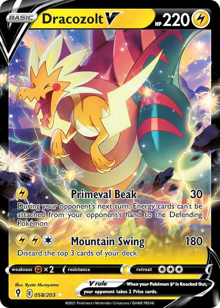 Dracozolt V · Evolving Skies