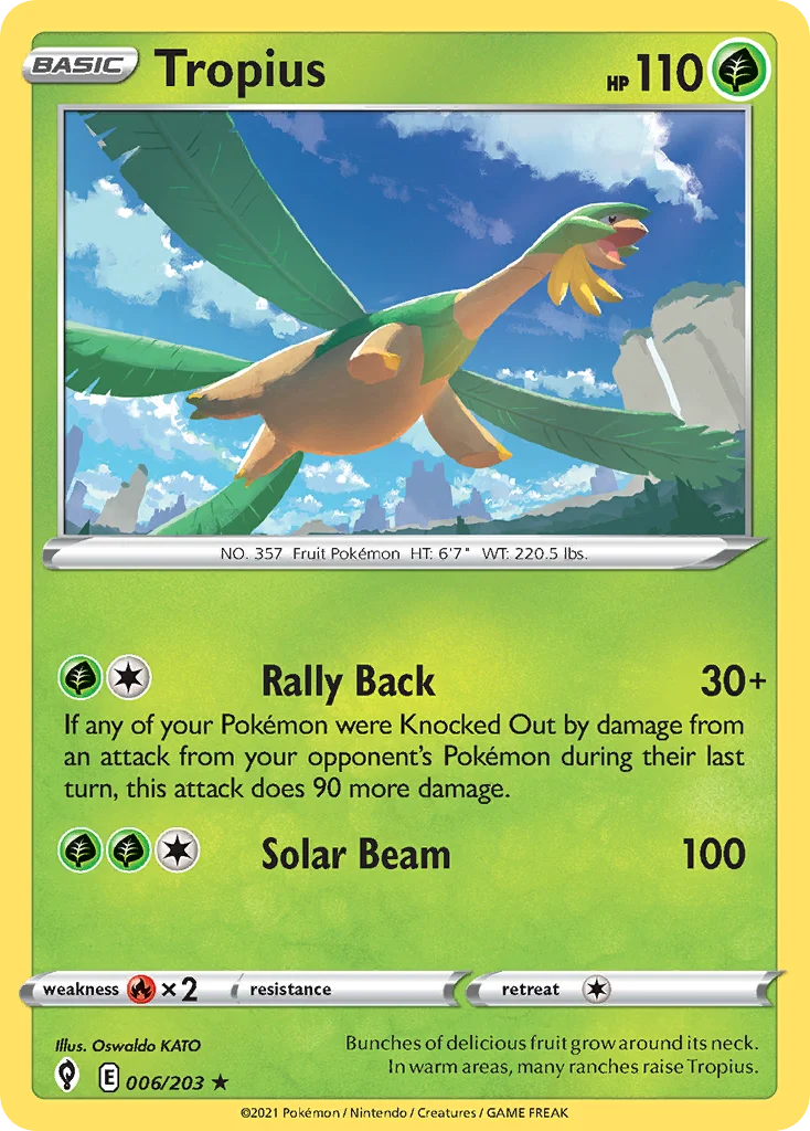 Tropius · Evolving Skies