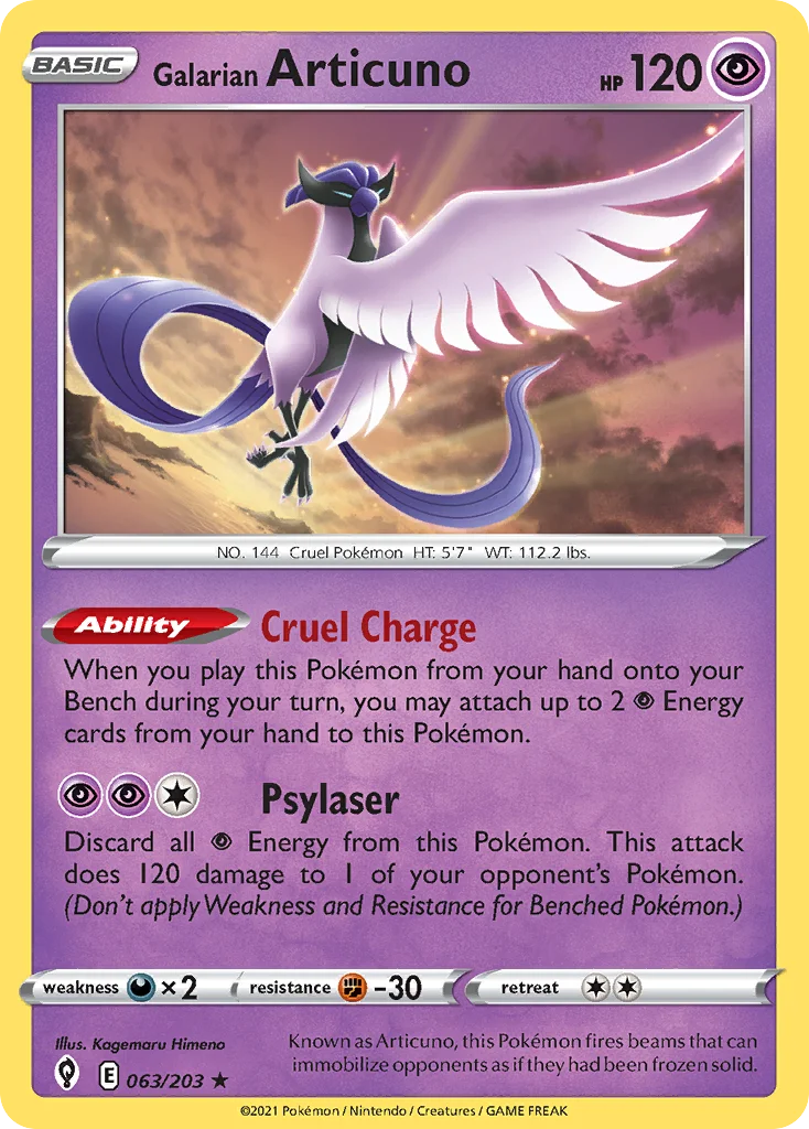Galarian Articuno · Evolving Skies