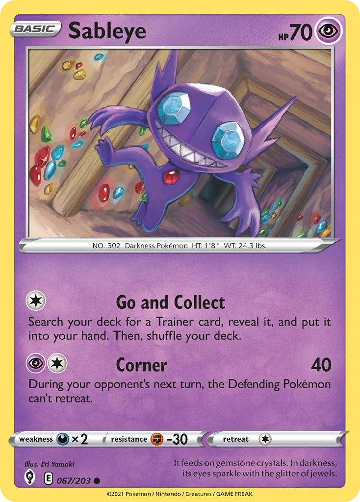 Sableye · Evolving Skies