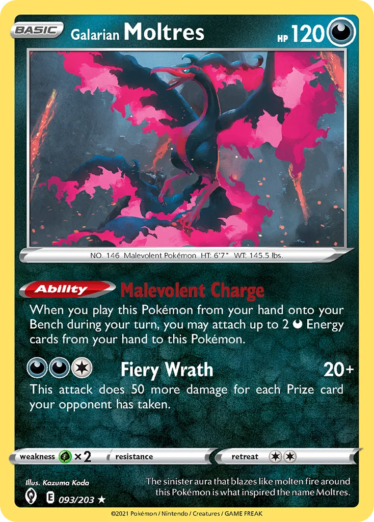 Moltres de Galar · Céus em Evolução