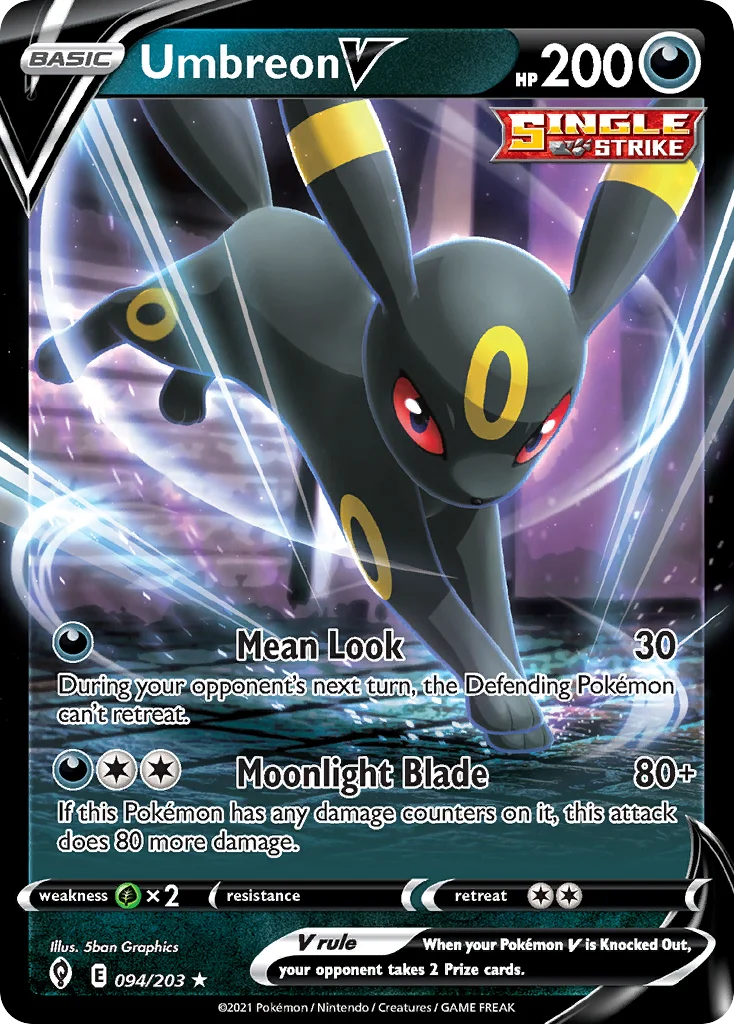 Umbreon V · Evolving Skies