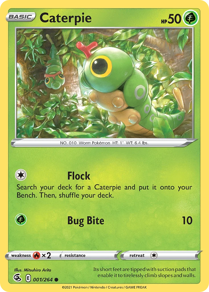 Caterpie · Golpe Fusão