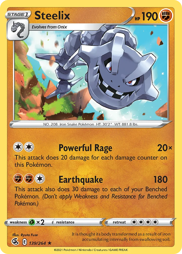 Steelix · Golpe Fusão