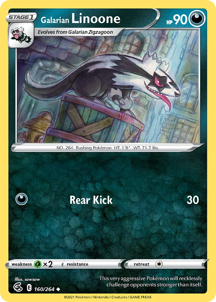 Galarian Linoone · Fusion Strike
