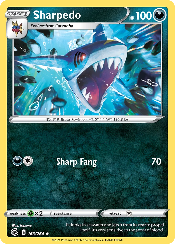 Sharpedo · Golpe Fusão