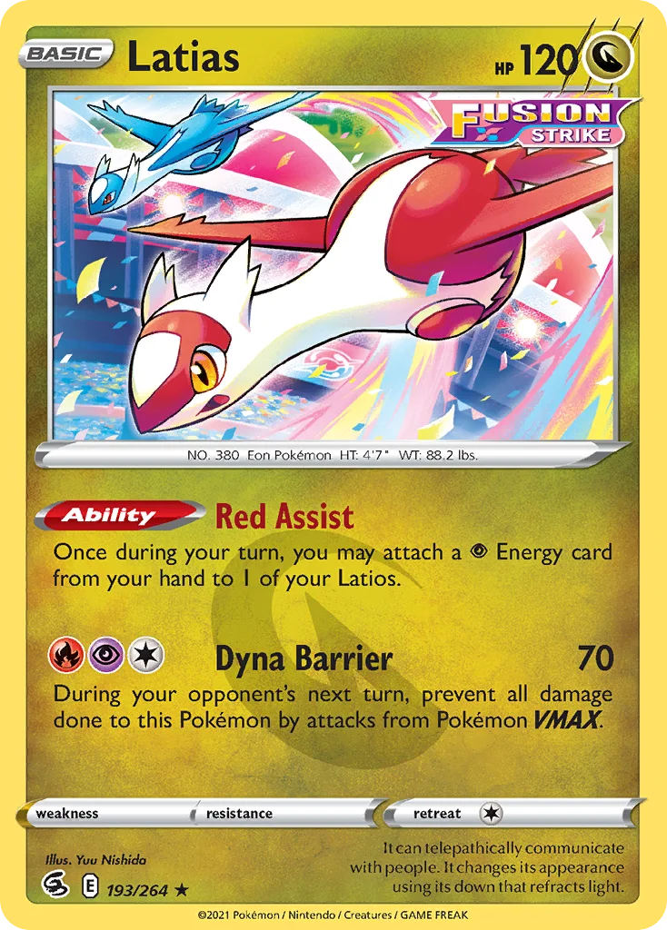 Latias · Golpe Fusão