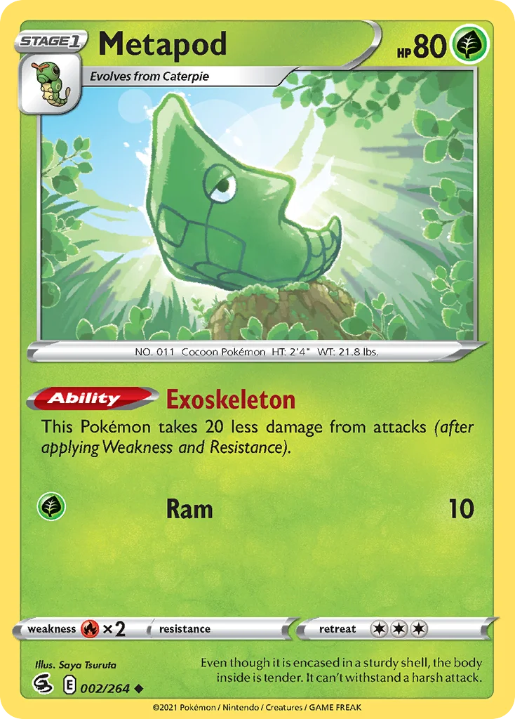 Metapod · Golpe Fusão